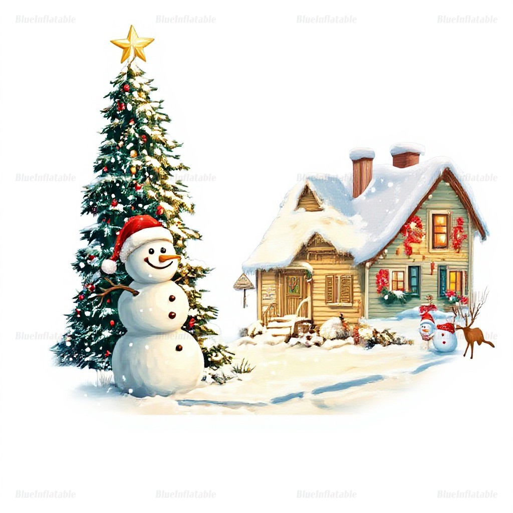 Giant Inflatable Christmas Snow Globe Photo Booth - Image 2