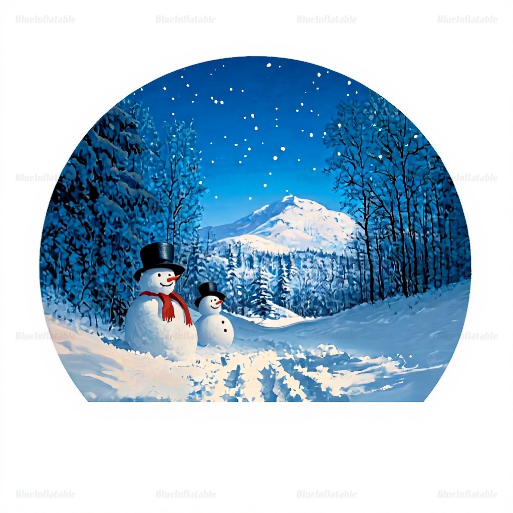 Giant Inflatable Christmas Snow Globe Photo Booth - Image 4