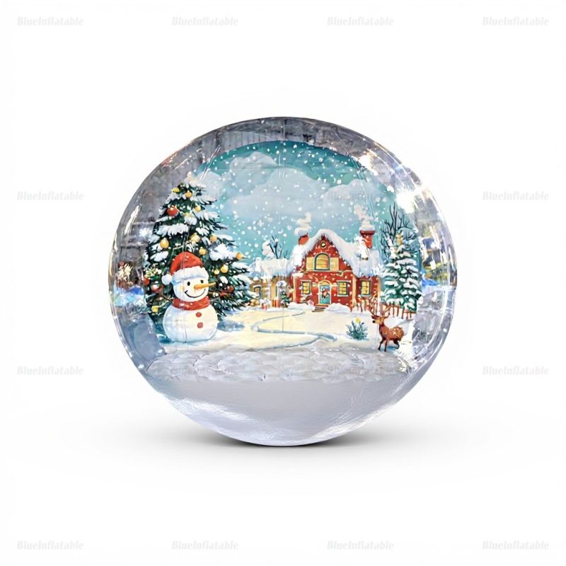 Christmas Tree Snow Globe Inflatable Dome Photo Booth