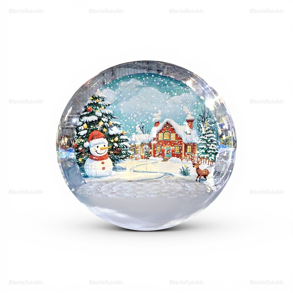 Christmas Tree Snow Globe Inflatable Dome Photo Booth