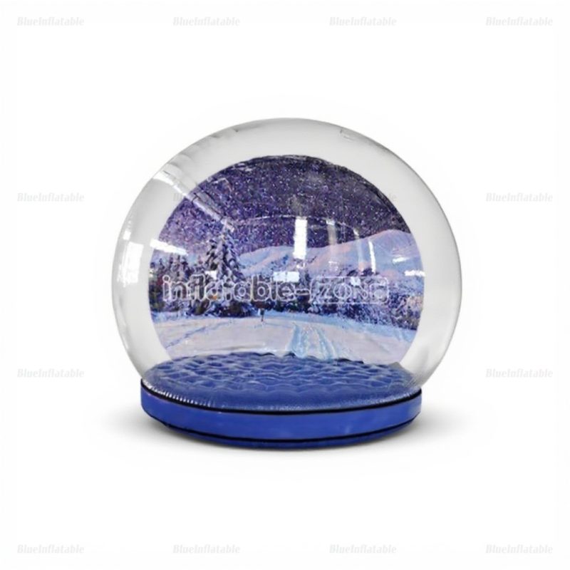 Custom Giant Inflatable Christmas Snow Globe Photo Booth