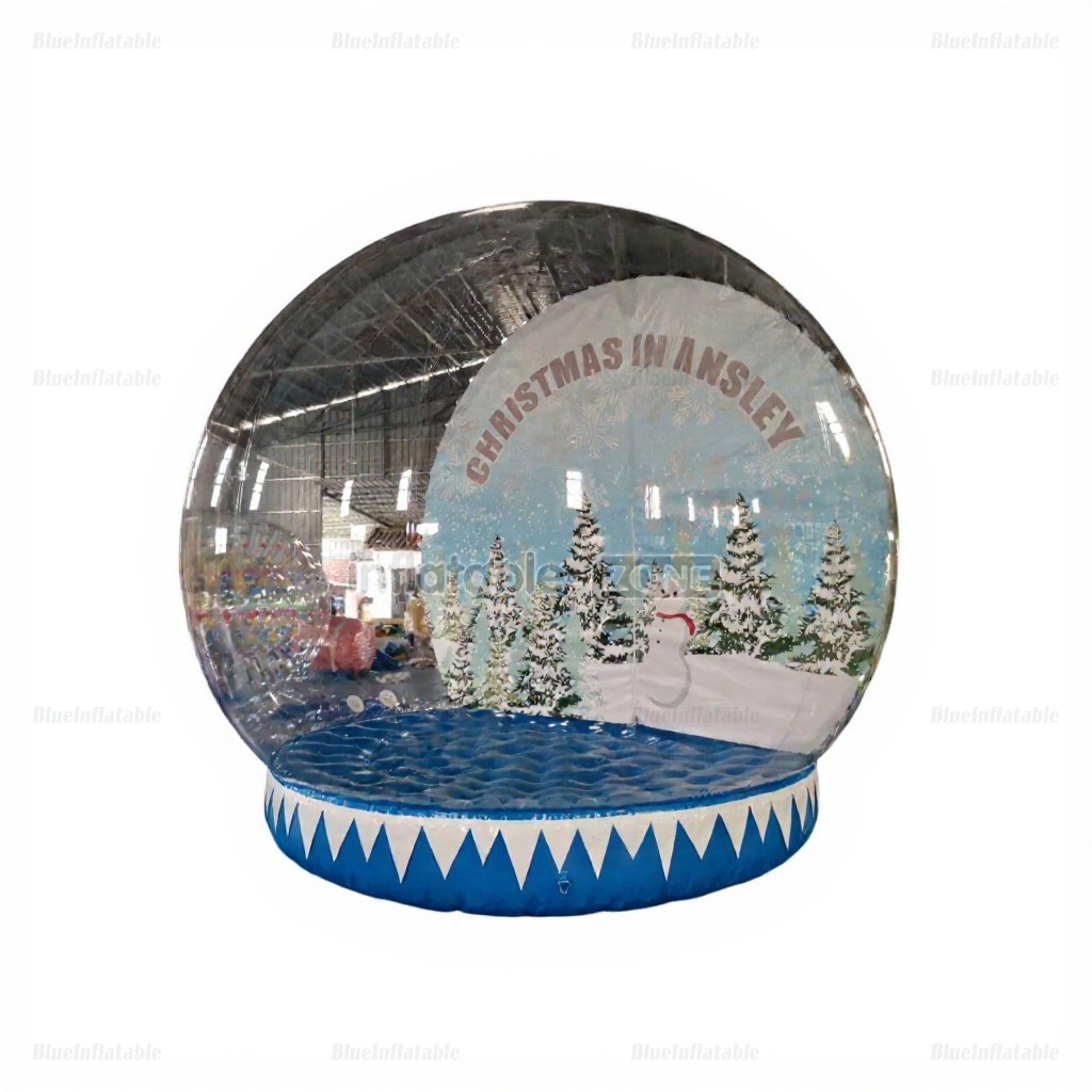 Inflatable Christmas Snow Globe Bubble Tent Dome
