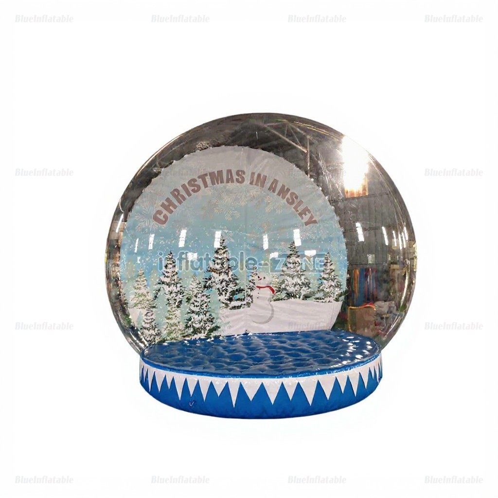 Inflatable Christmas Snow Globe Bubble Tent Dome - Image 2