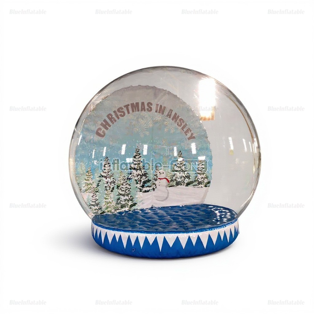 Inflatable Christmas Snow Globe Bubble Tent Dome - Image 3
