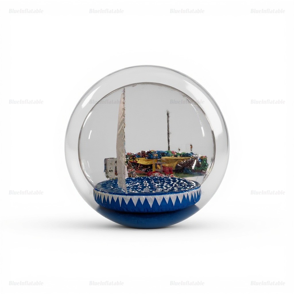 Inflatable Christmas Snow Globe Bubble Tent Dome - Image 6