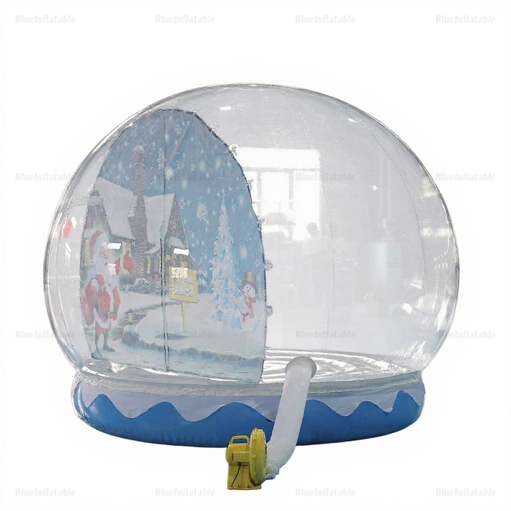 Inflatable Christmas Snow Globe Bubble Tent - Image 2