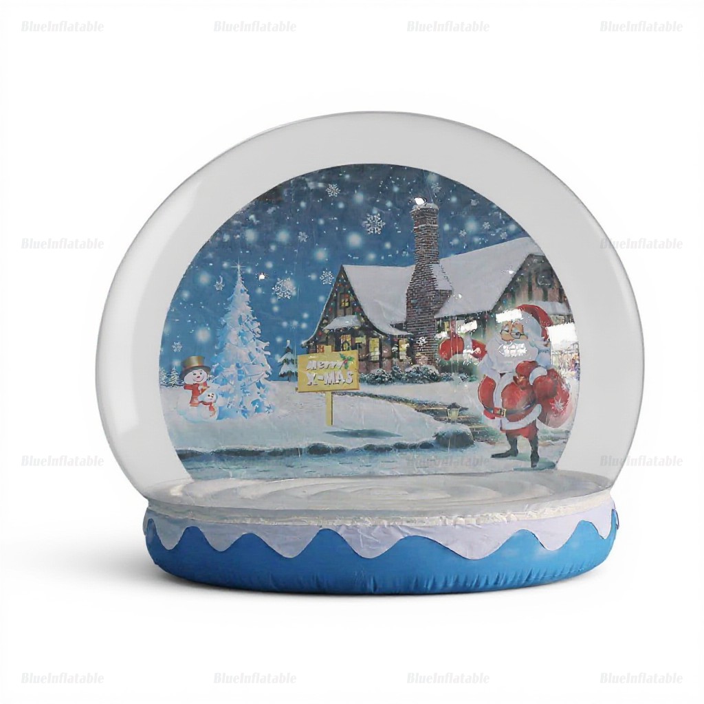 Inflatable Christmas Snow Globe Bubble Tent - Image 4