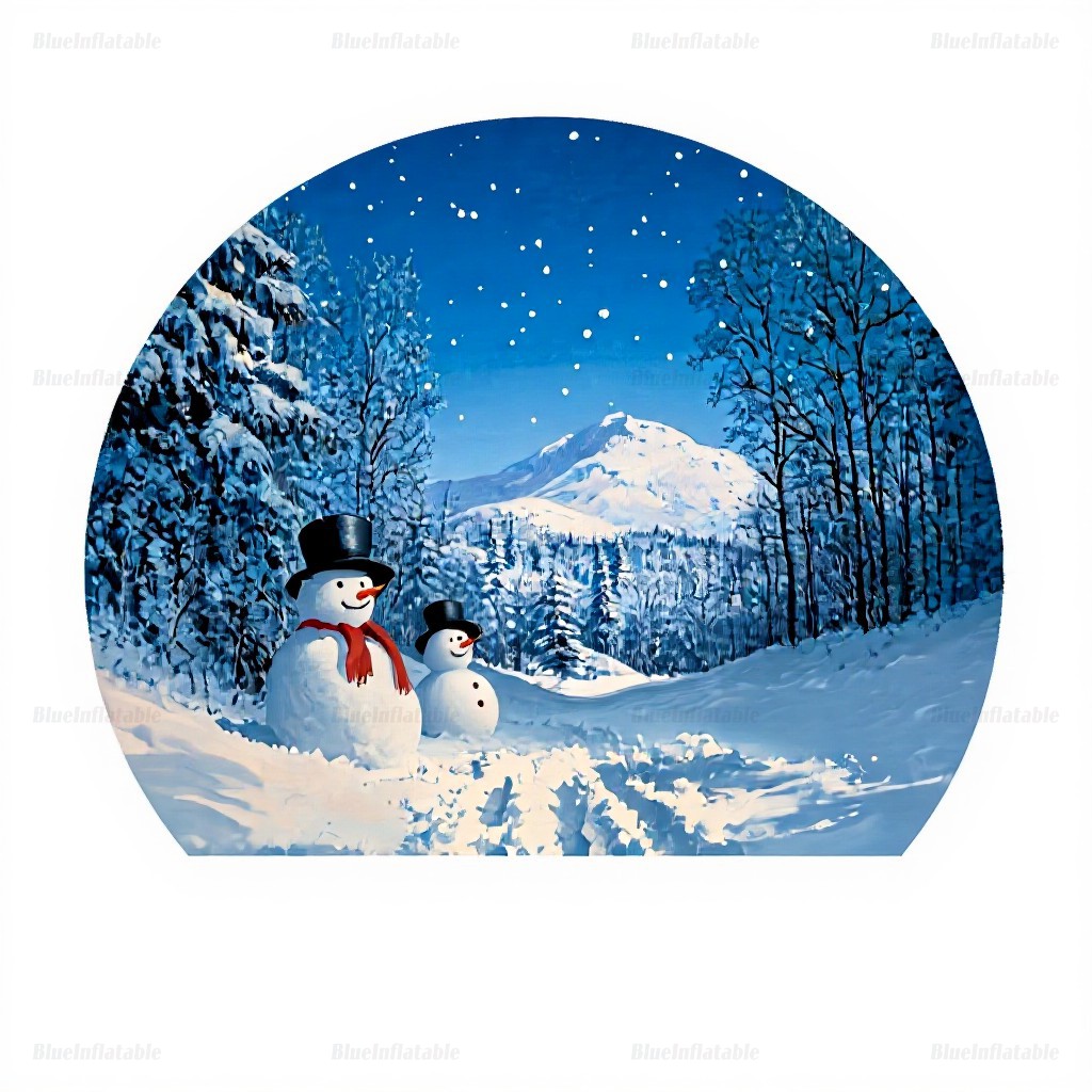 Inflatable Christmas Snow Globe Bubble Tent - Image 7