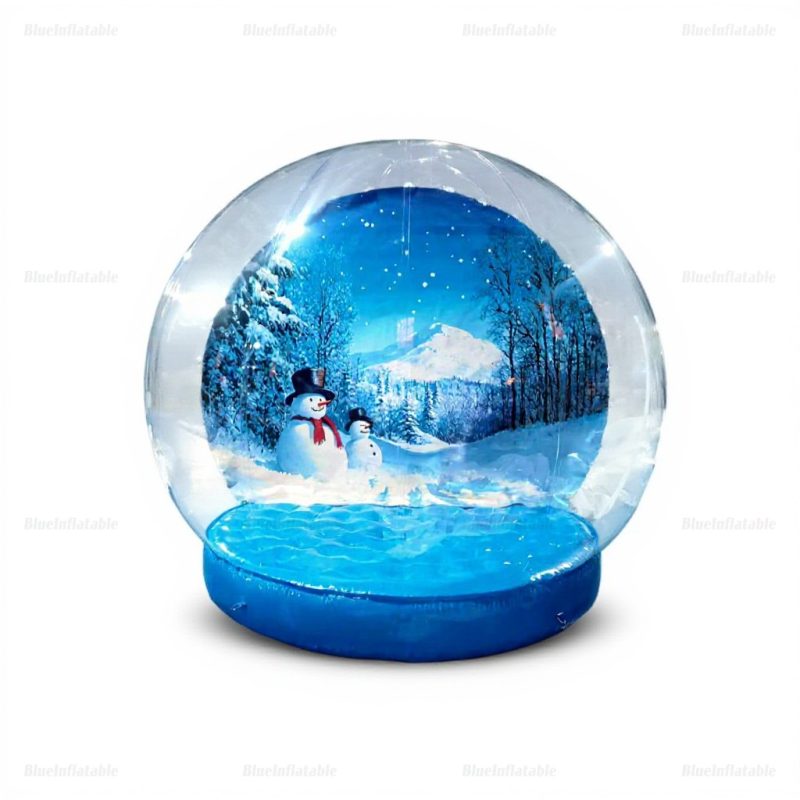 Inflatable Snowman Snow Globe Christmas Decoration