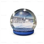 Inflatable Christmas Snow Globe Bubble Tent