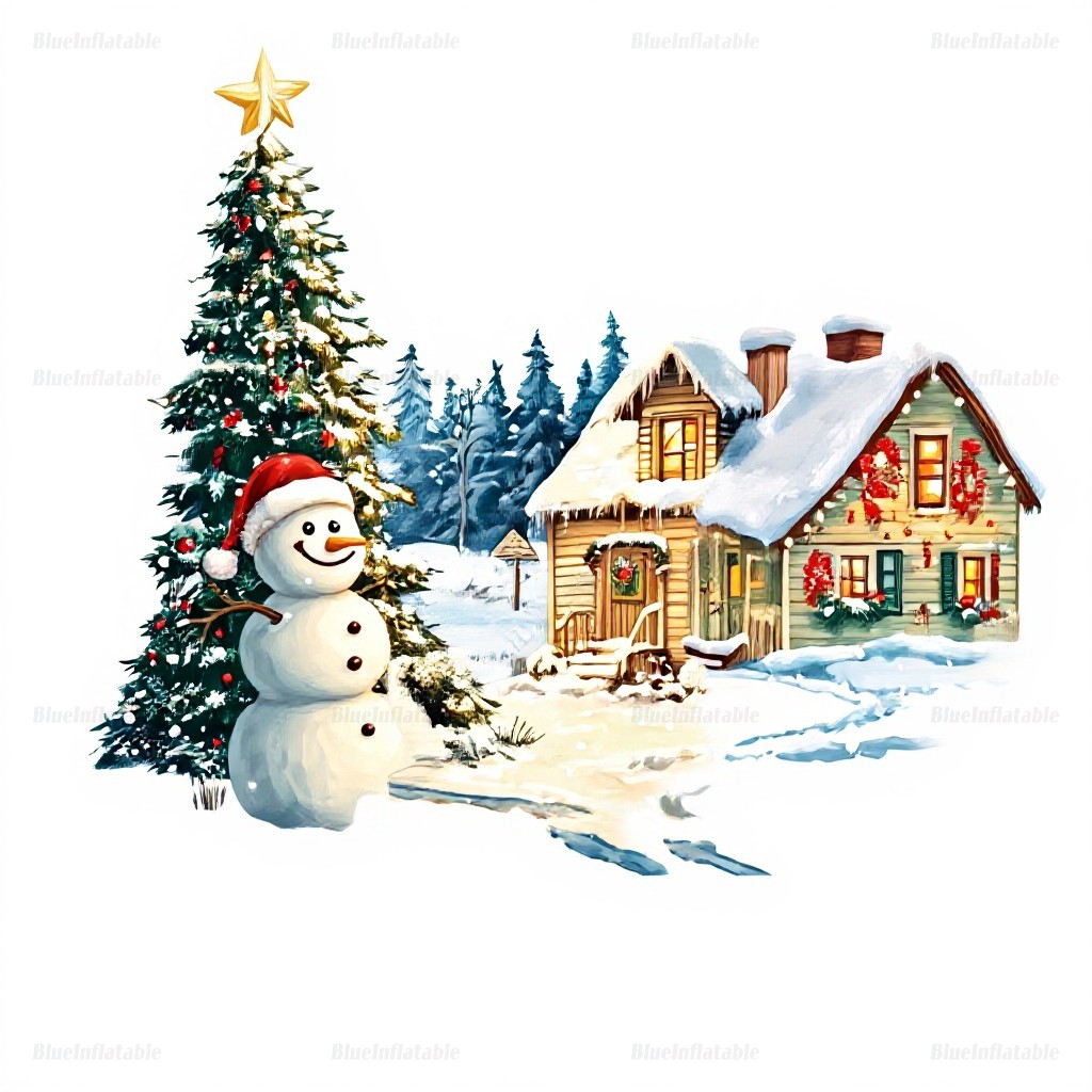 Inflatable Christmas Snow Globe Photo Booth Tent - Image 2