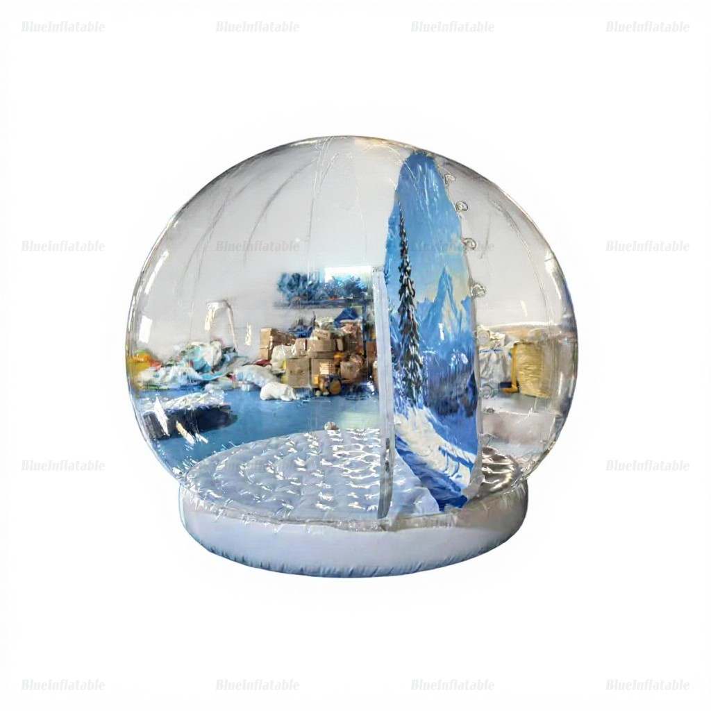 Outdoor Christmas Inflatable Snow Globe Photo Booth Tent - Image 2