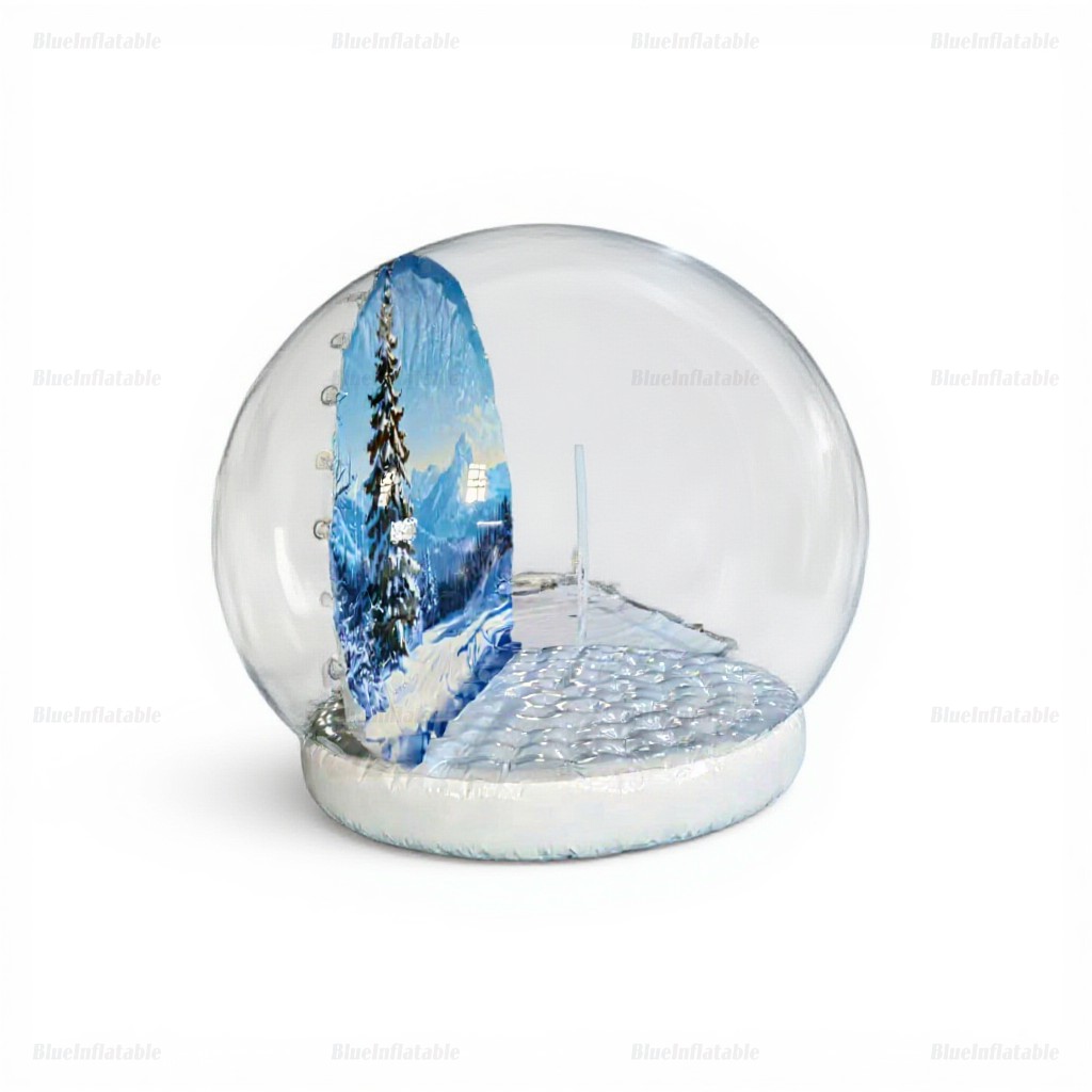Outdoor Christmas Inflatable Snow Globe Photo Booth Tent - Image 3