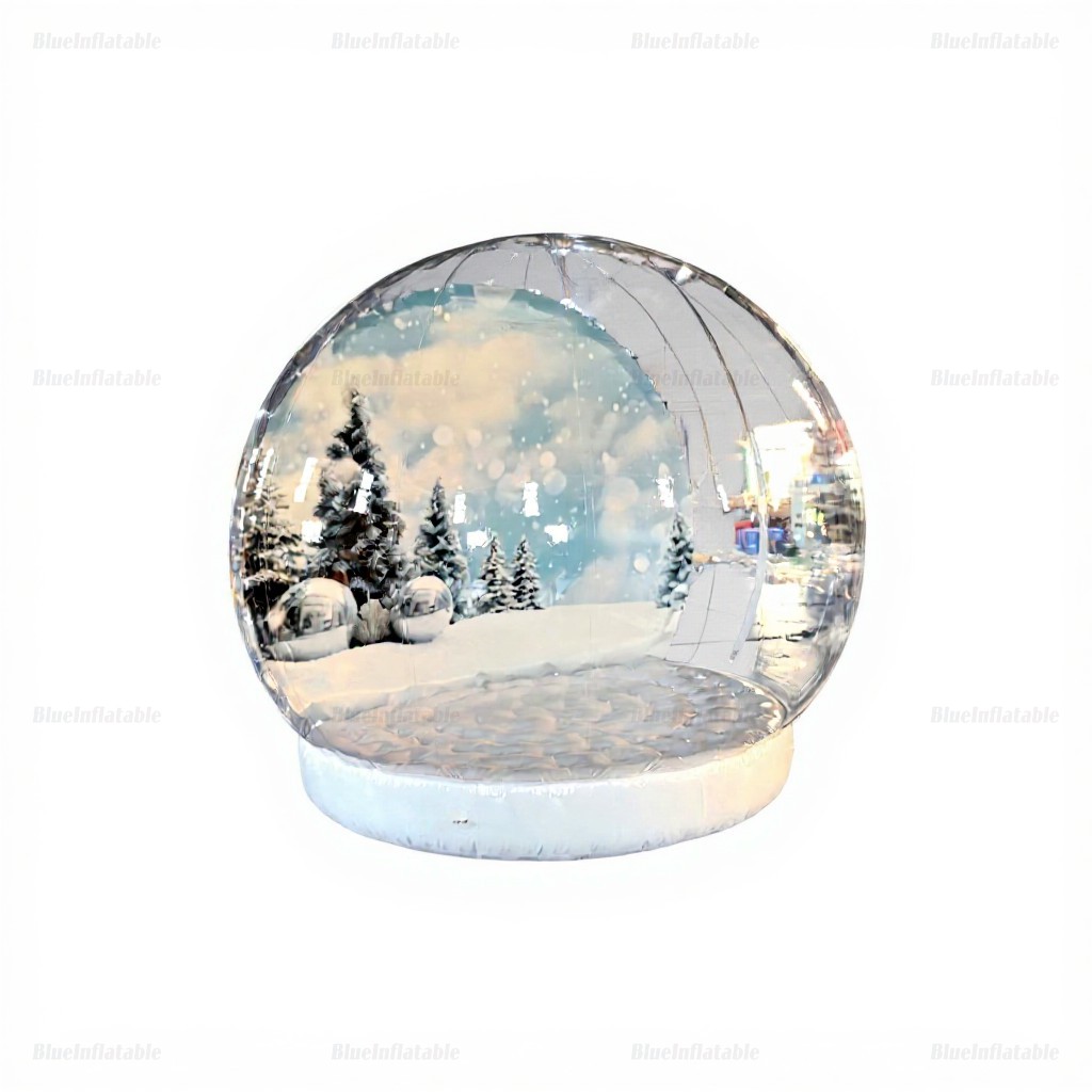 Clear Inflatable Snow Globe Dome Christmas Decoration