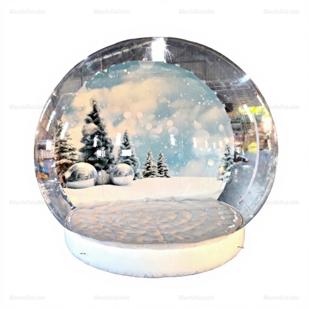 Clear Inflatable Snow Globe Dome Christmas Decoration - Image 3