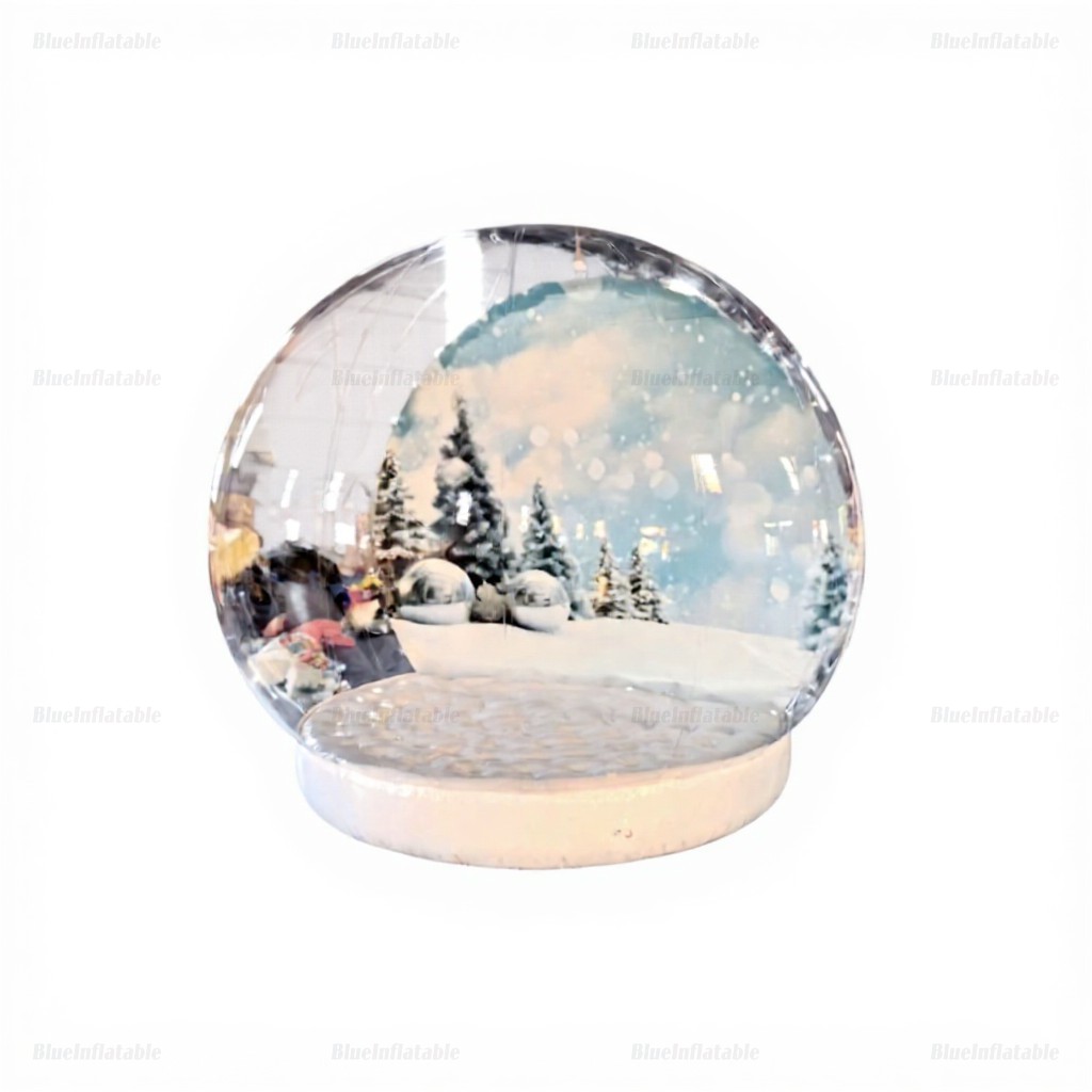 Clear Inflatable Snow Globe Dome Christmas Decoration - Image 4