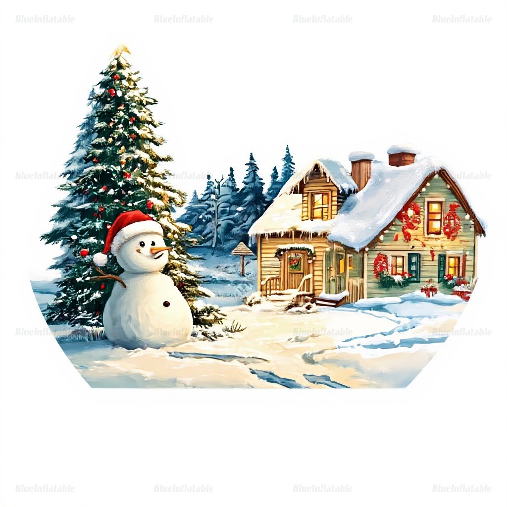 Giant Inflatable Christmas Snow Globe - Image 2