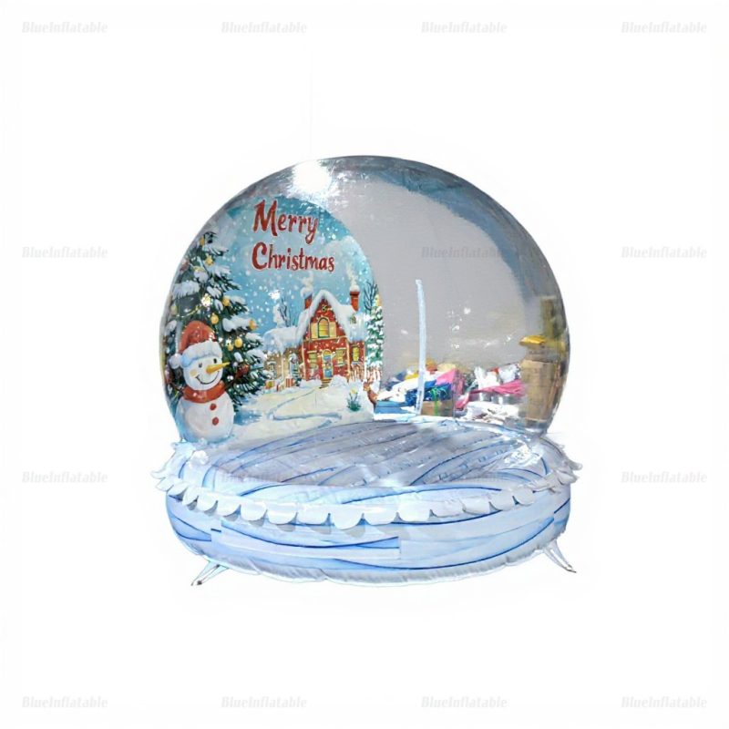 Inflatable Snowman Christmas Globe Tent