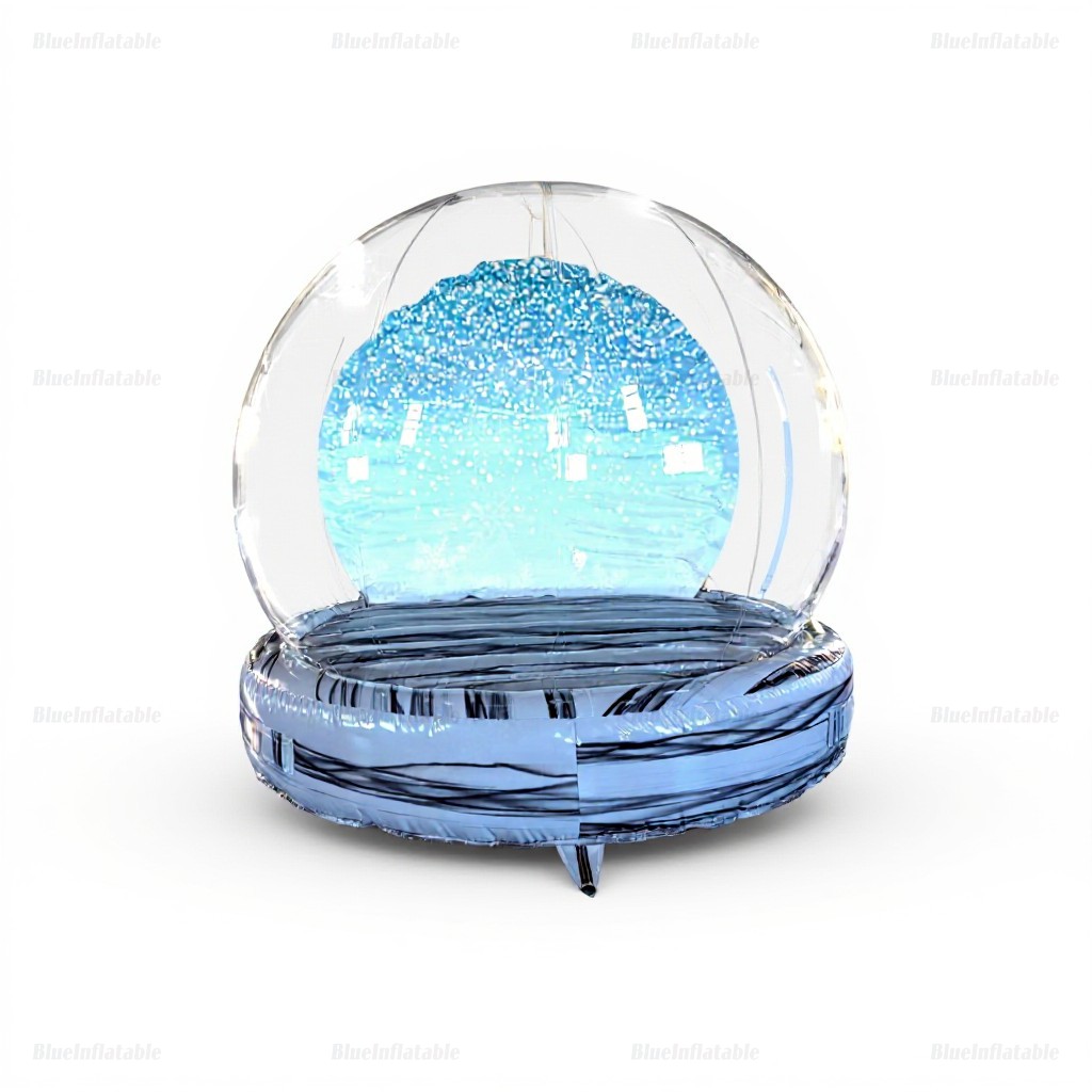 Christmas Snow Globe Inflatable Yard Decoration - Image 2