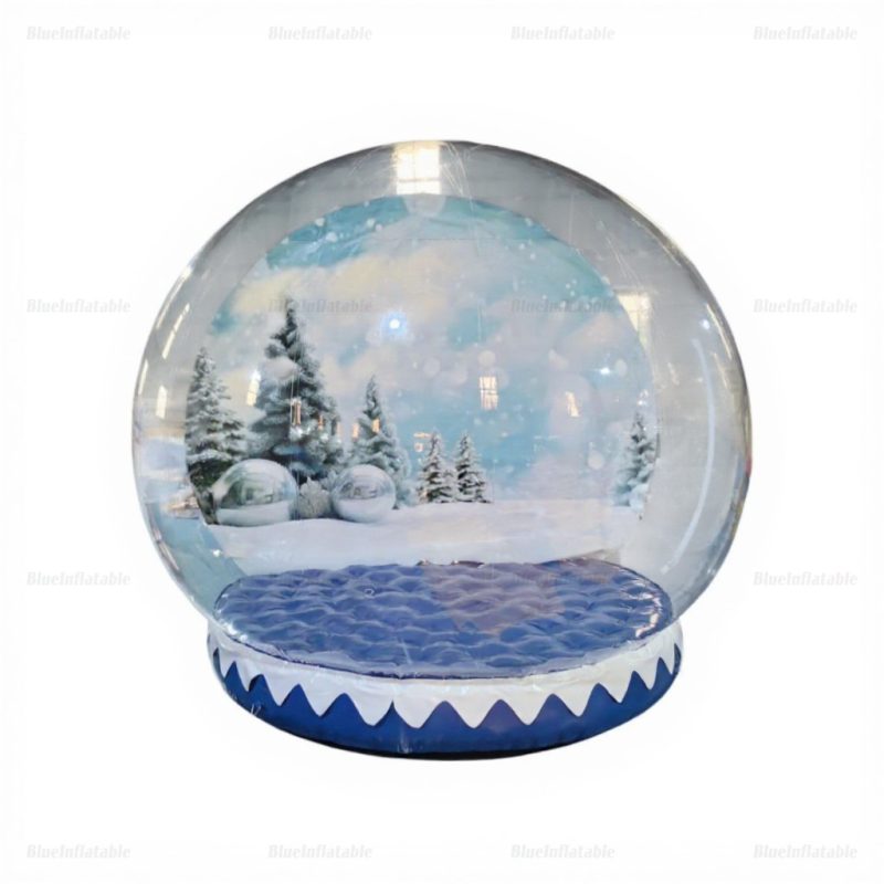 Inflatable Transparent Christmas Snow Globe Yard Decoration