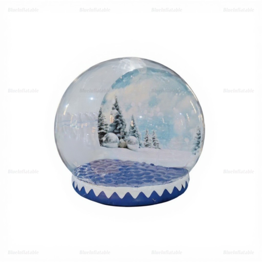 Inflatable Transparent Christmas Snow Globe Yard Decoration - Image 2