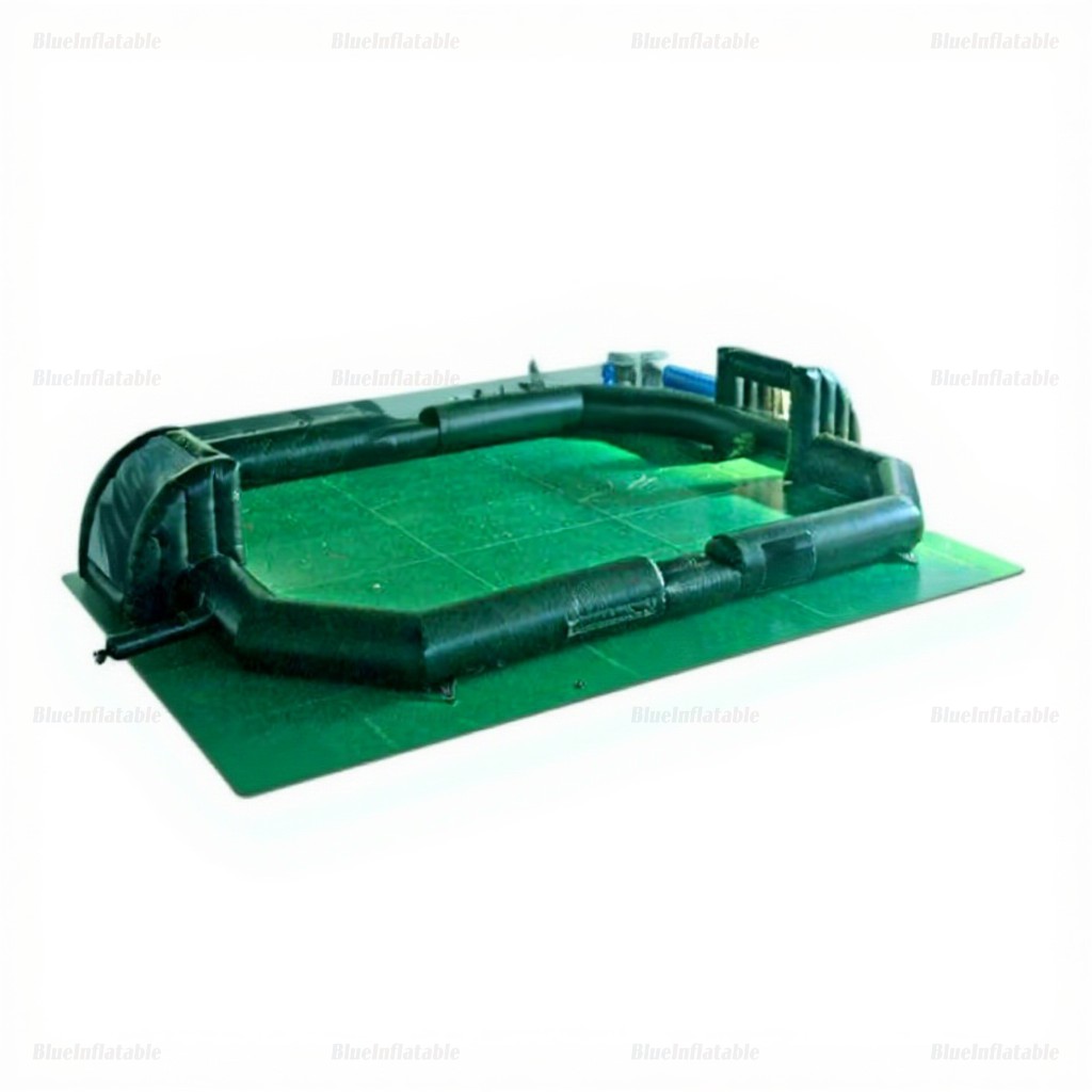 Black Inflatable Soccer Field for Indoor & Outdoor Use