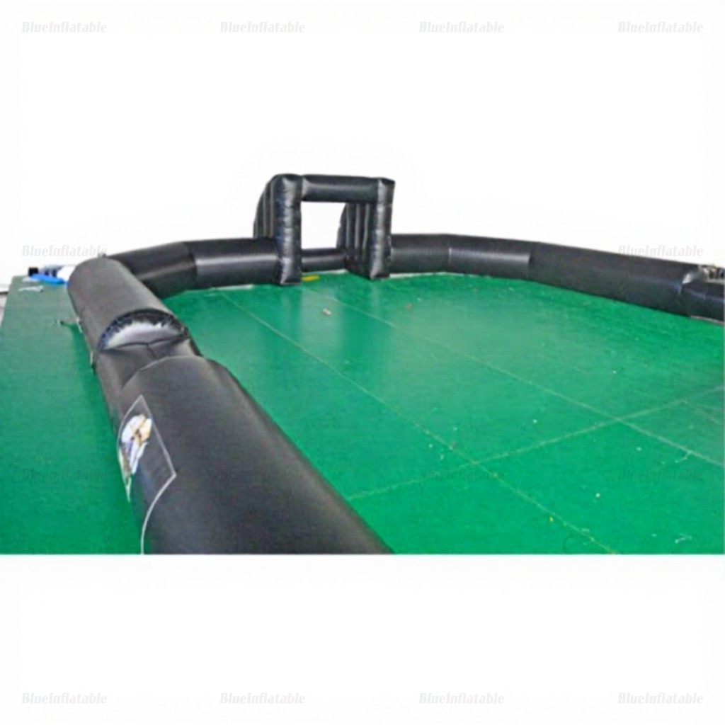 Black Inflatable Soccer Field for Indoor & Outdoor Use - Image 3