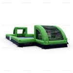 Giant Inflatable Soccer Field Playground for Outdoor Fun