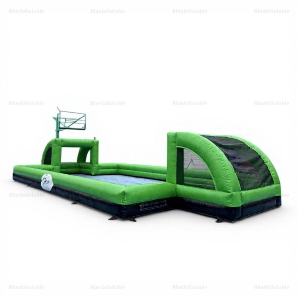 Giant Inflatable Soccer Field Playground for Outdoor Fun - Image 2