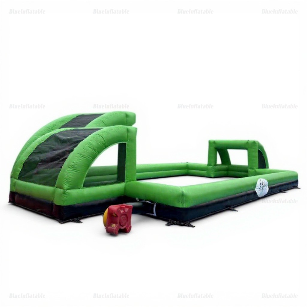 Giant Inflatable Soccer Field Playground for Outdoor Fun - Image 3