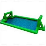 Green Inflatable Soccer Field Arena