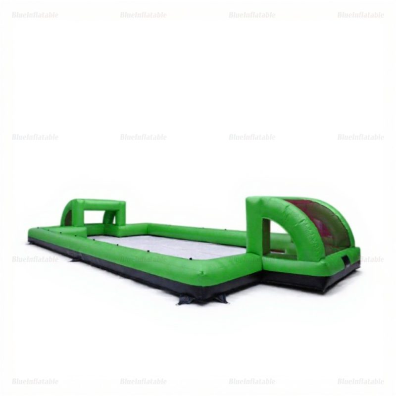 Inflatable Soccer Field with Water Slide