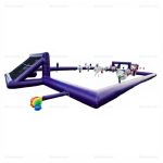 Purple Inflatable Soccer Field Arena