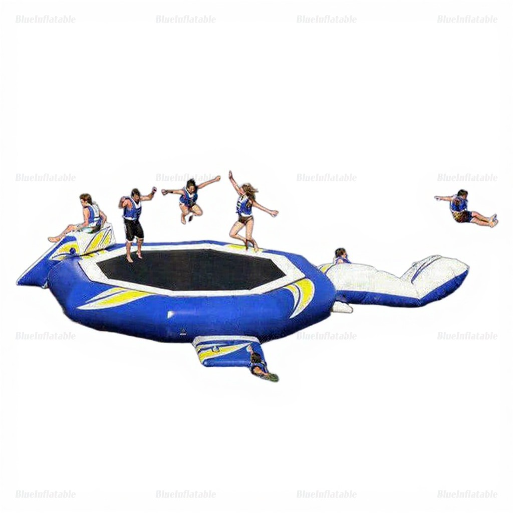 Inflatable Water Trampoline Set & Floating Game Toys