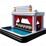 Inflatable Outdoor Pool Bar for Parties and Events
