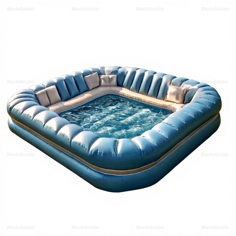 Inflatable Water-Repellent Sofa Pool for Backyard Relaxation
