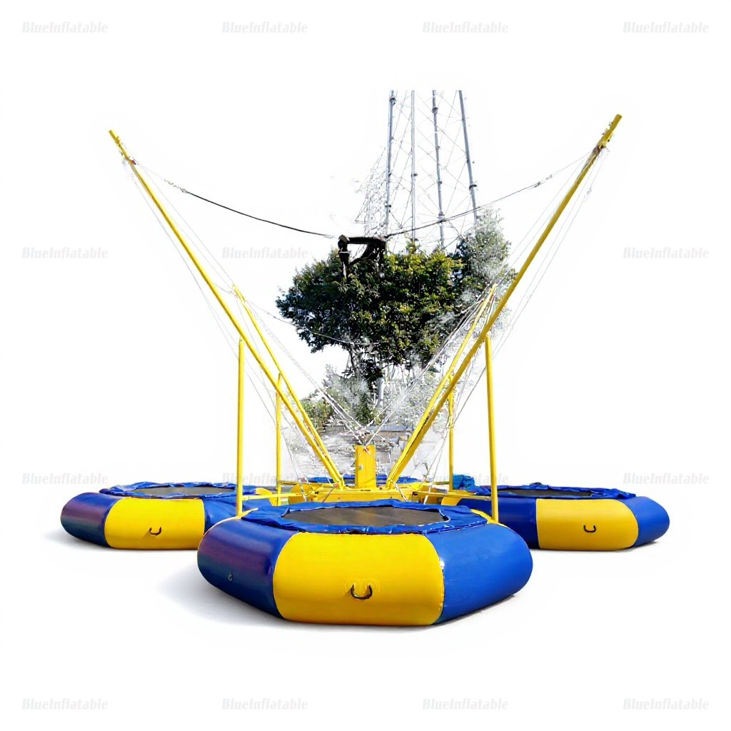 Commercial 4-Person Inflatable Bungee Trampoline - Image 2