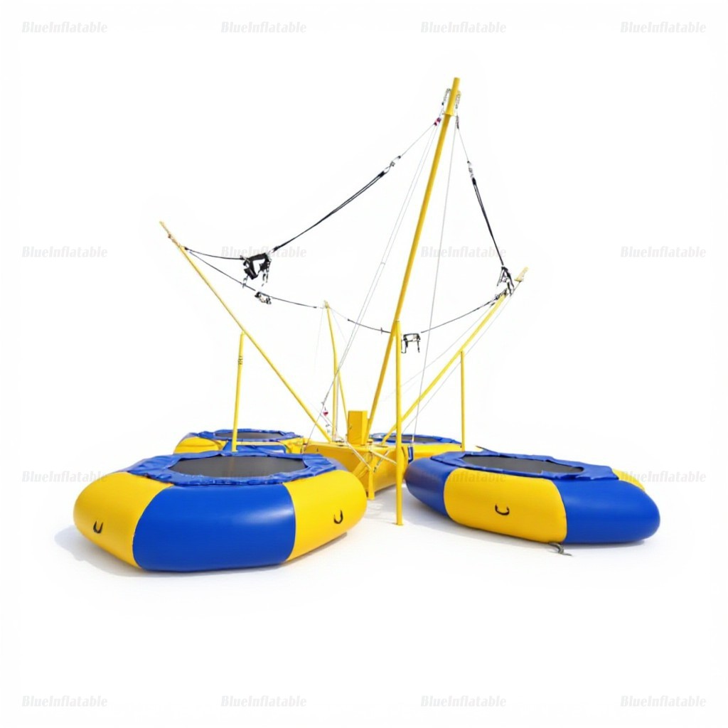 Commercial 4-Person Inflatable Bungee Trampoline - Image 4