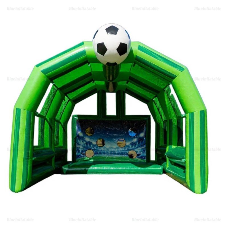 Inflatable Soccer Challenge Game for Backyard Parties
