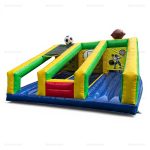 3-in-1 Inflatable Sports Game: Soccer, Football & Basketball
