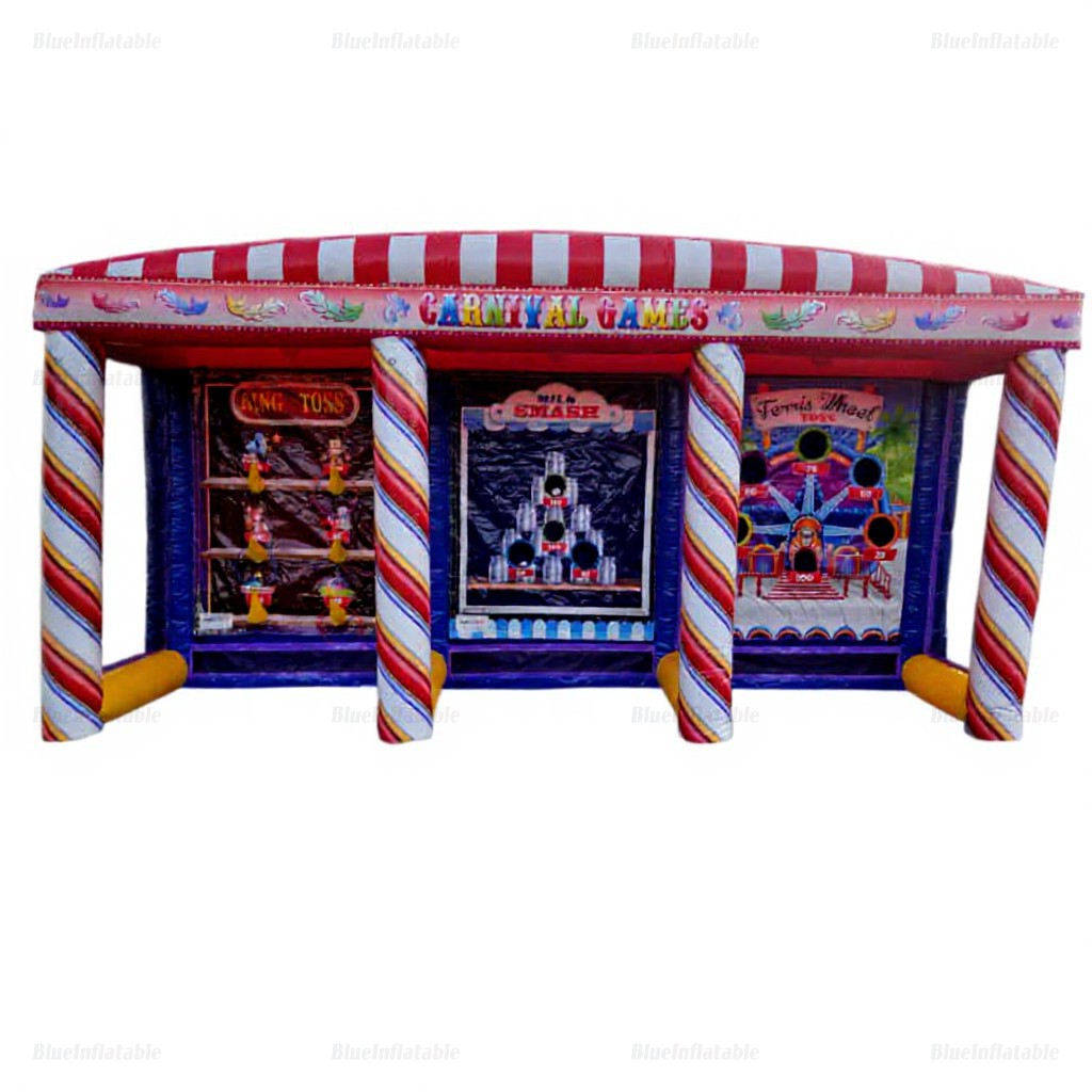 Inflatable Carnival Midway: 3-in-1 Game Booth - Image 2
