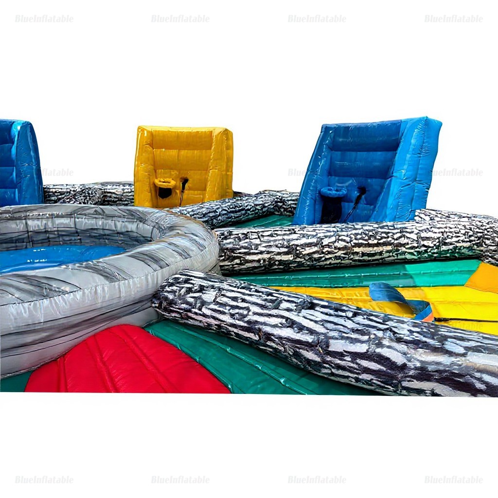 Hungry Hippo Inflatable Team Challenge Game - Image 2