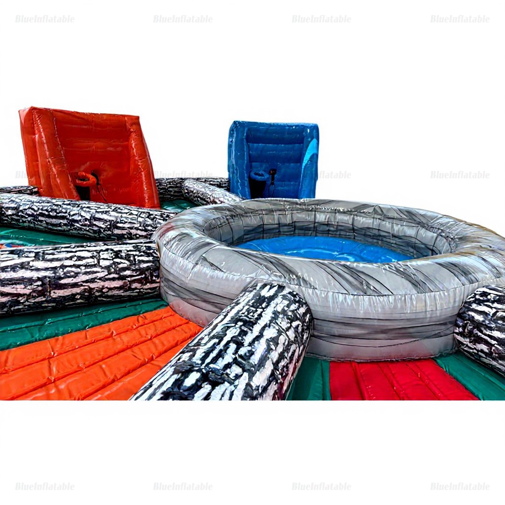 Hungry Hippo Inflatable Team Challenge Game - Image 3