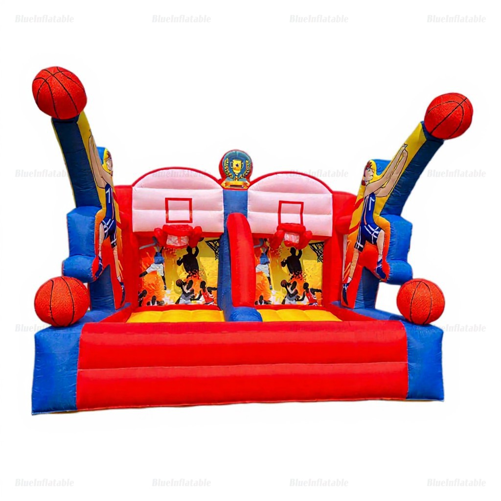 Inflatable Double Basketball Hoop Outdoor Game
