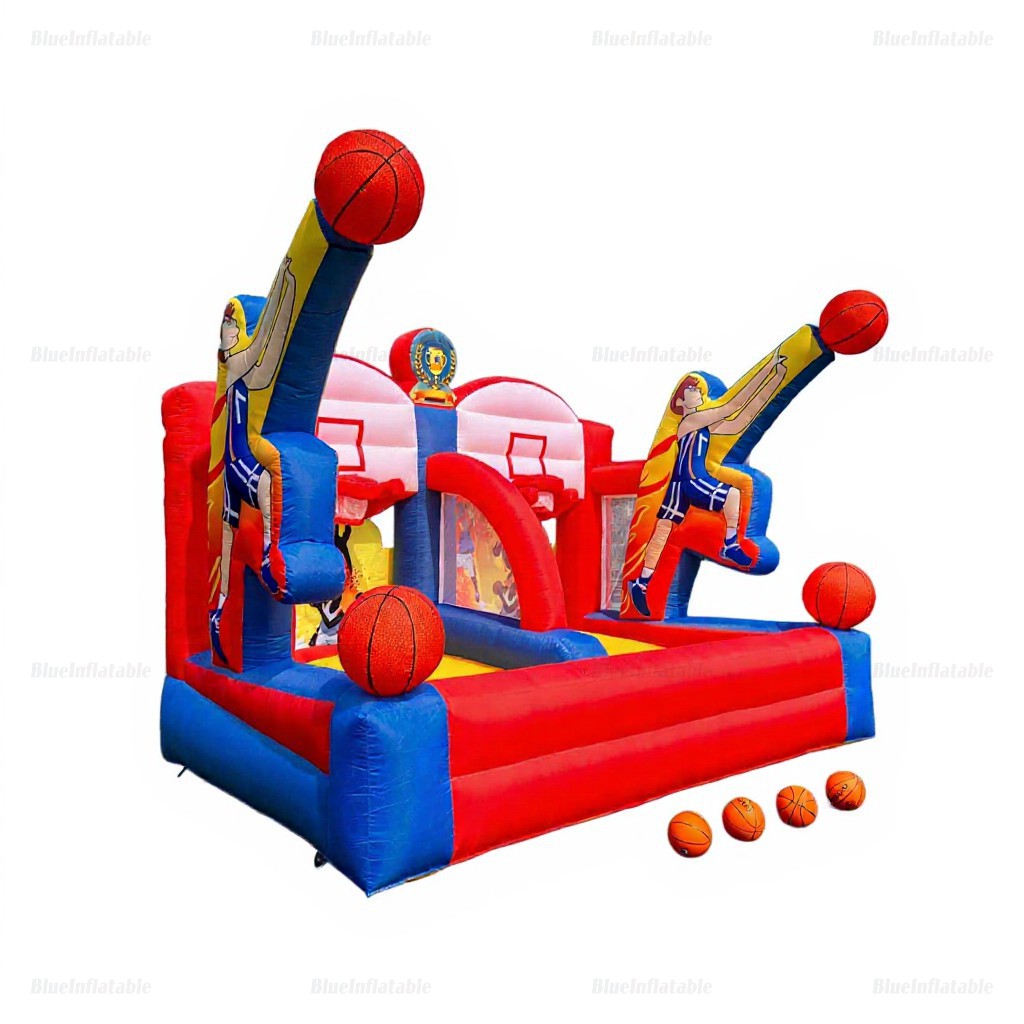 Inflatable Double Basketball Hoop Outdoor Game - Image 2