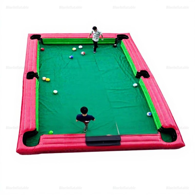Inflatable Human Billiard Soccer Pool Table Game