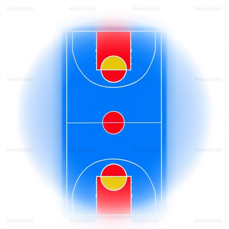 Inflatable Portable Basketball Court for Adults