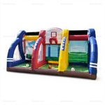 Inflatable Sports Fun Park with Basketball and Football Games