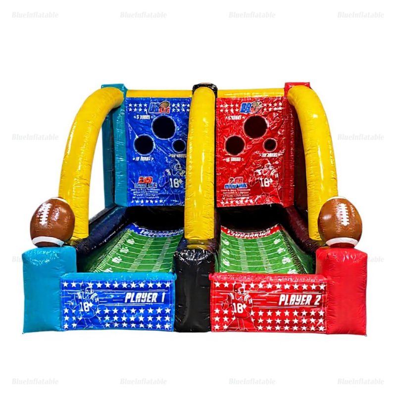 QB Blitz Two-Player Inflatable Football Toss Rental