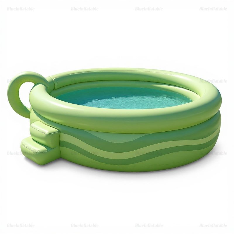 Inflatable Teacup Pool & Water Slide for Backyard Parties